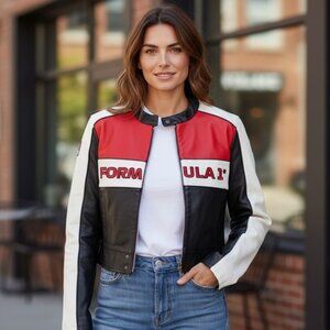 F1 Formula 1 Leather Jacket